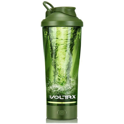 VOLTRX Vortex Boost Electric Protein Shaker Sports Bottle 24 Oz Portable USB C Rechargeable BPA Free Tritan, Smooth Texture, Easy to Clean, Waterproof