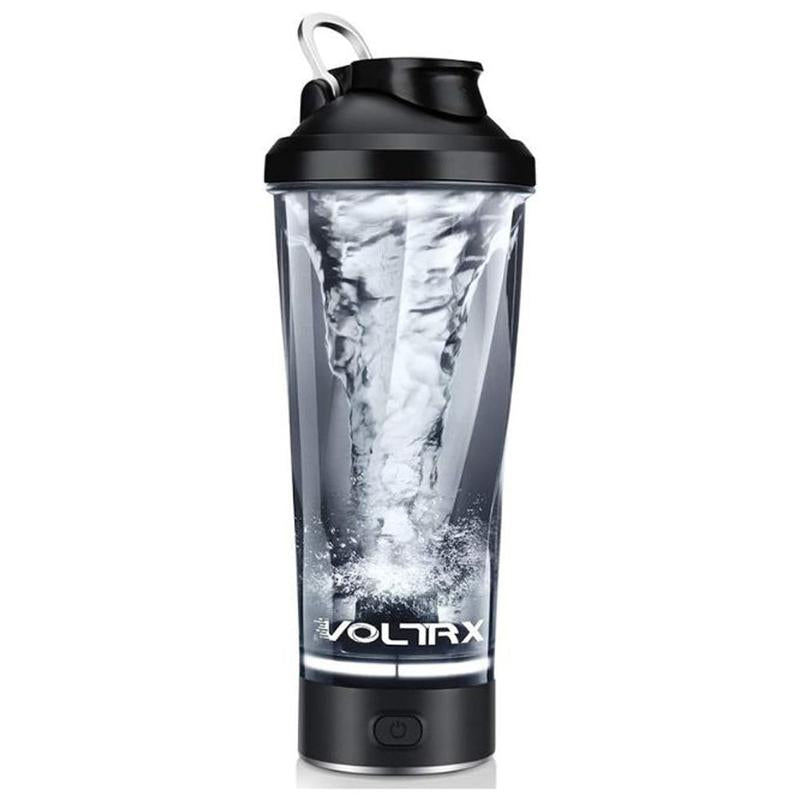 VOLTRX Vortex Boost Electric Protein Shaker Sports Bottle 24 Oz Portable USB C Rechargeable BPA Free Tritan, Smooth Texture, Easy to Clean, Waterproof