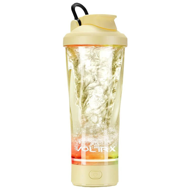VOLTRX Vortex Boost Electric Protein Shaker Sports Bottle 24 Oz Portable USB C Rechargeable BPA Free Tritan, Smooth Texture, Easy to Clean, Waterproof