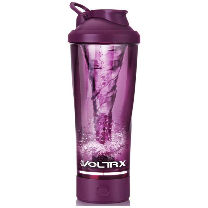 VOLTRX Vortex Boost Electric Protein Shaker Sports Bottle 24 Oz Portable USB C Rechargeable BPA Free Tritan, Smooth Texture, Easy to Clean, Waterproof