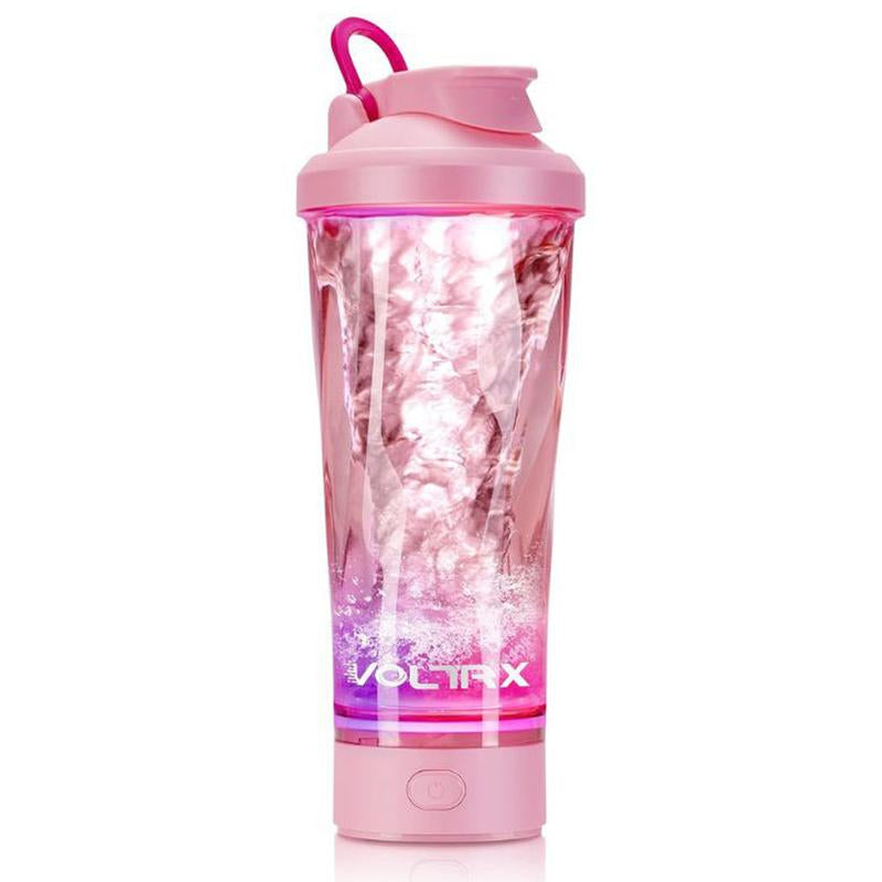VOLTRX Vortex Boost Electric Protein Shaker Sports Bottle 24 Oz Portable USB C Rechargeable BPA Free Tritan, Smooth Texture, Easy to Clean, Waterproof